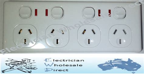 electric outlet quad box colored sockets|quad female socket.